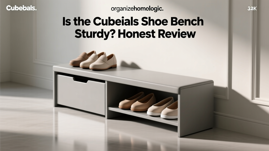 Is the Cubeicals Shoe Bench Sturdy? Honest Review