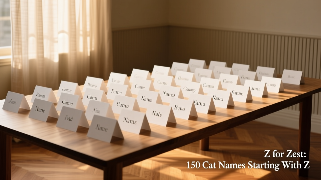 150 Cat Names That Start With Z for Your Kitty