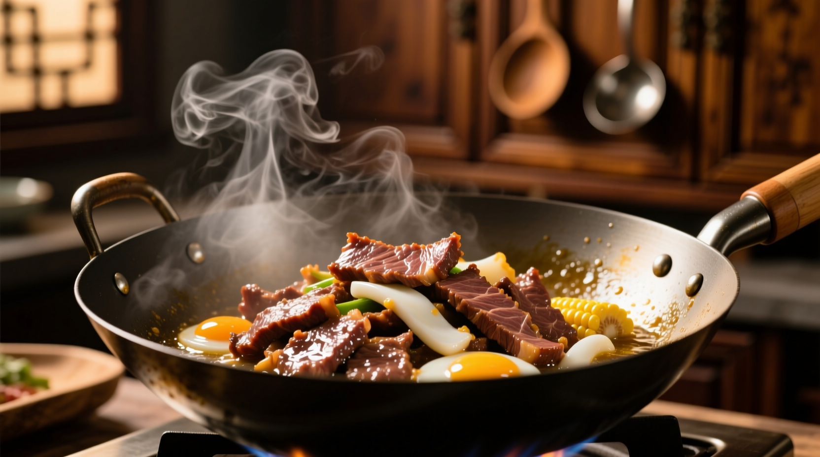 use the velveting technique when stir frying meat