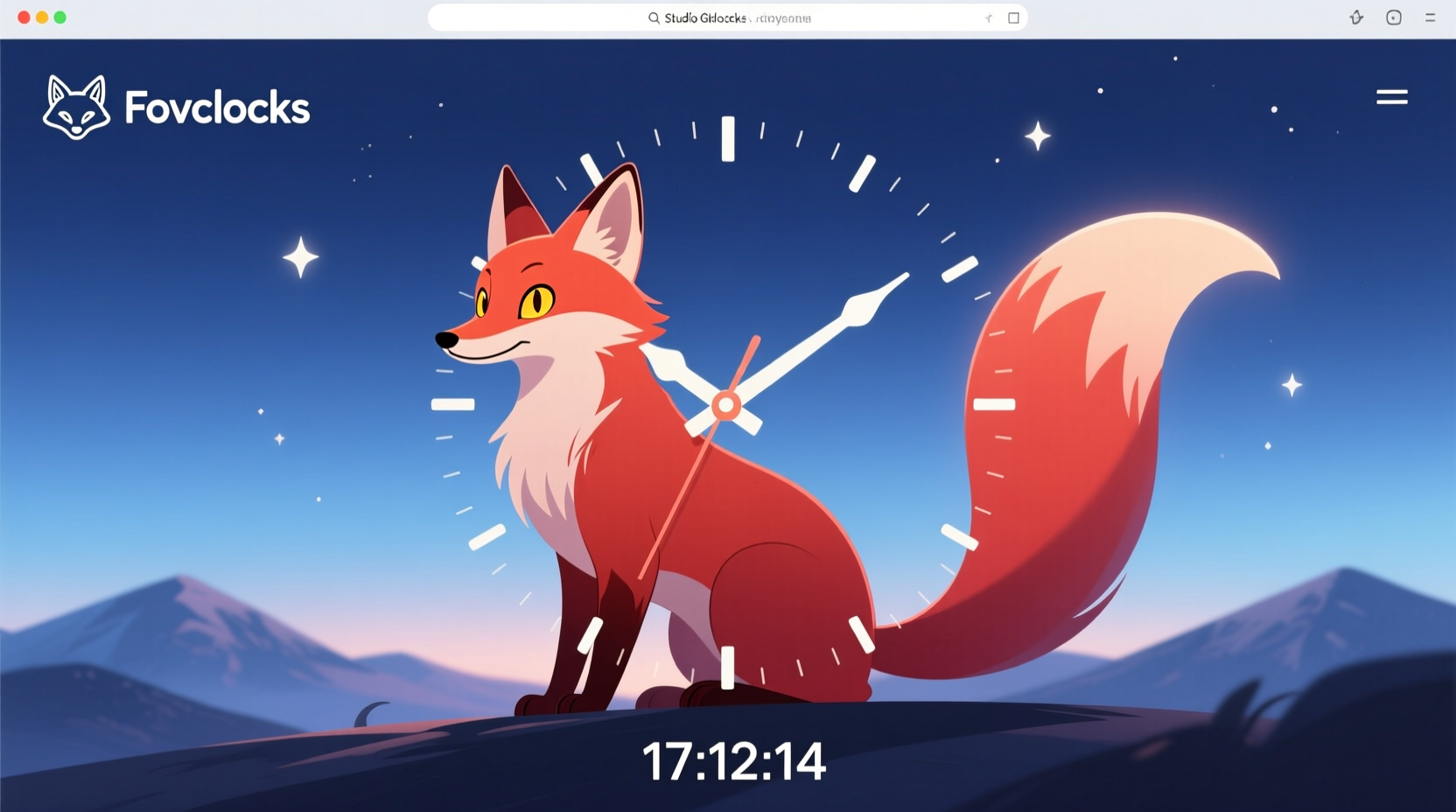 add a world clock to your web browser with foxclocks