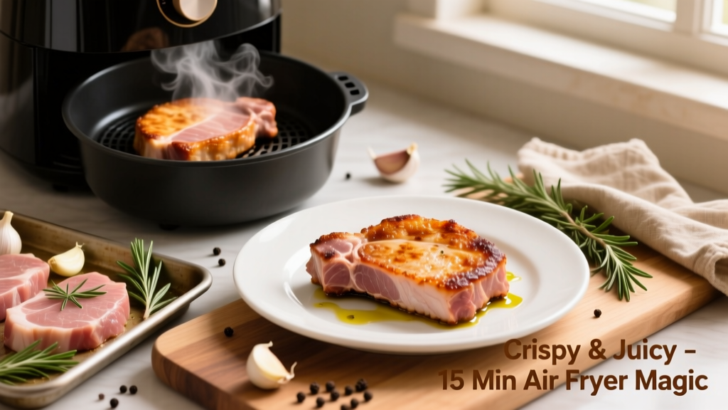 Easy Pork Loin Chops in Air Fryer (Crispy & Juicy!)