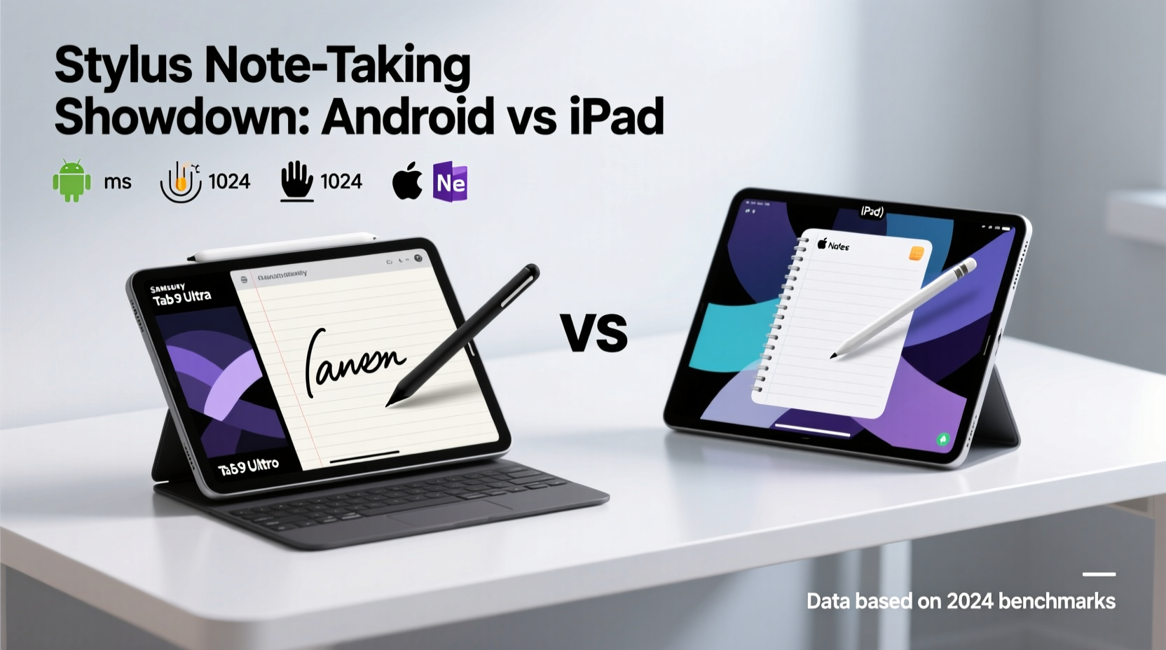 android tablets vs ipads for note taking with a stylus compared