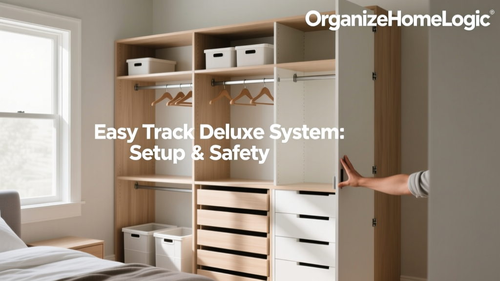 Easy Track Deluxe Closet System: Setup & Safety