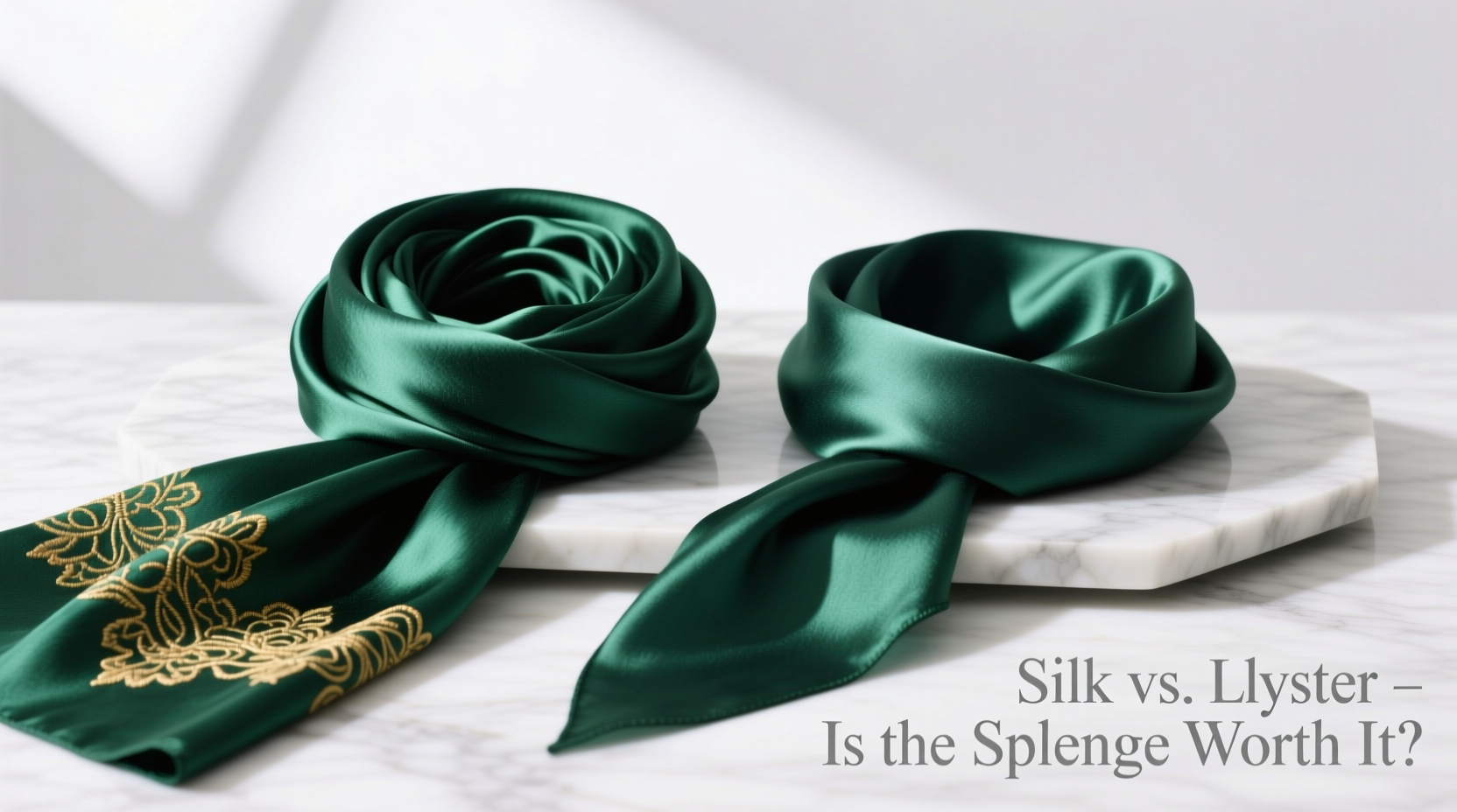 are silk scarves worth the splurge or do polyester dupes look just as chic