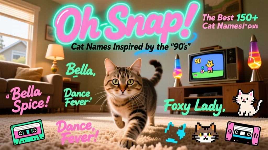 Oh Snap! The Best 150+ Cat Names Inspired by the '90s