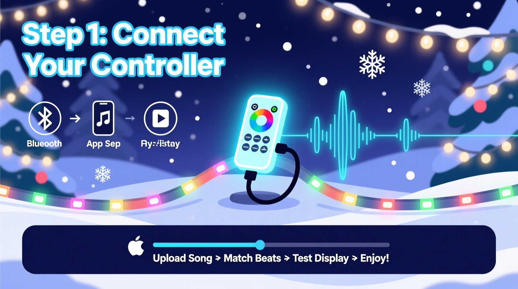 how to sync music to your programmable christmas light display