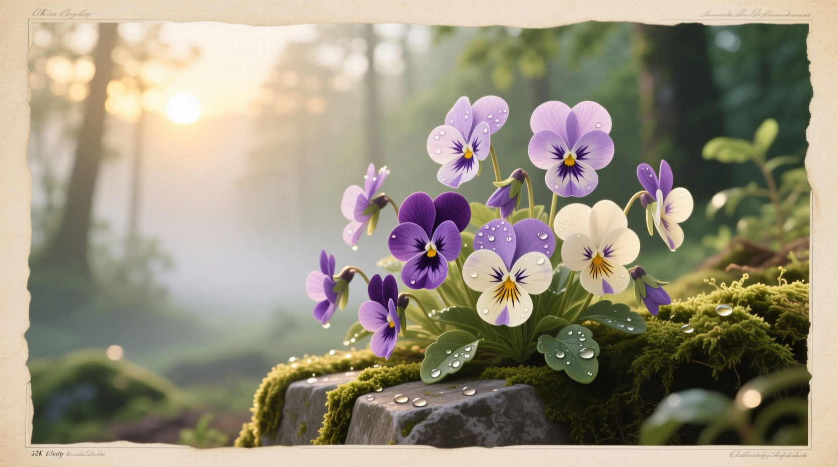violas flowers