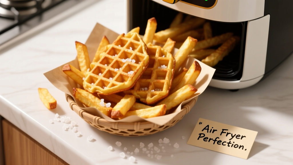 Crispy McCain Waffle Fries in Air Fryer