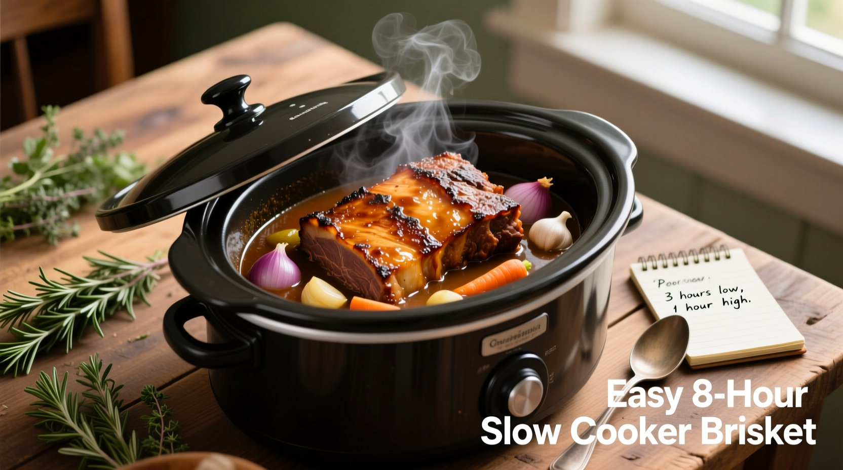 how to make a beef brisket in a slow cooker