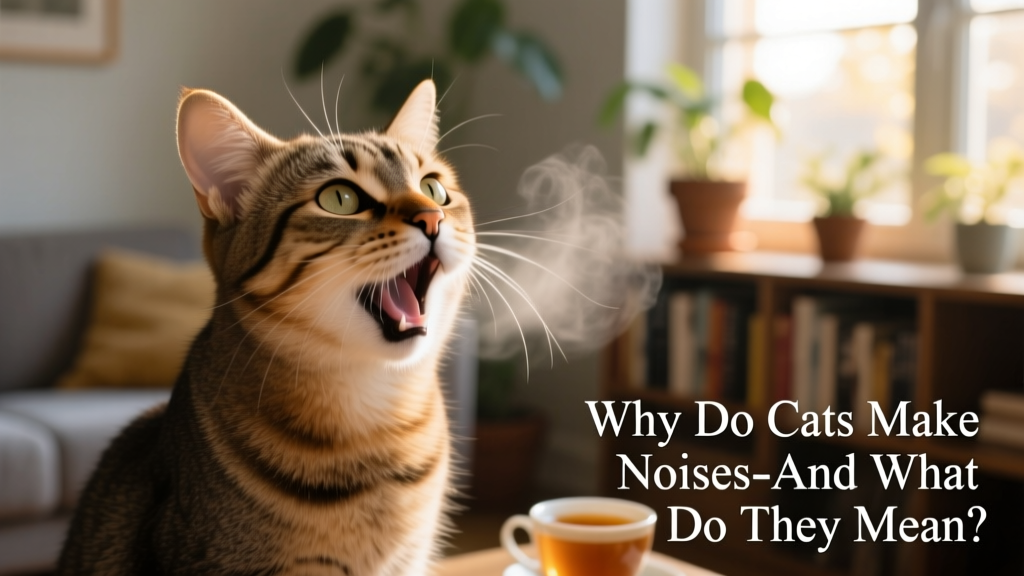 Why Do Cats Make Noises, and What Do They Mean?