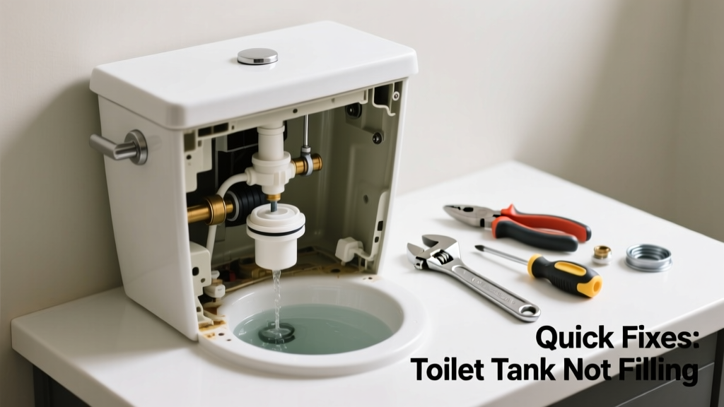 Toilet Tank Not Filling in Bathroom: Quick Fixes