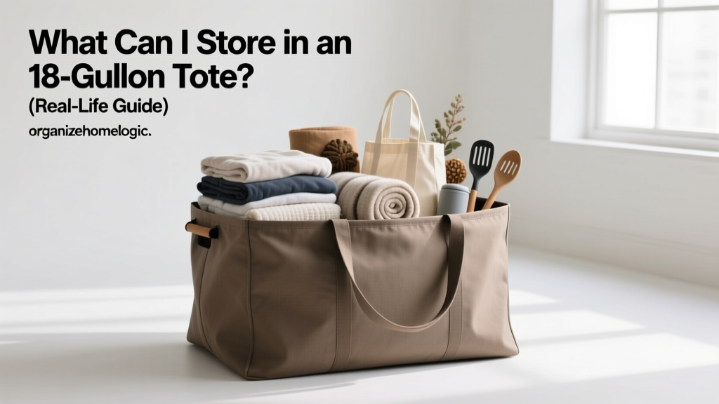 What Can I Store in an 18-Gallon Tote? (Real-Life Guide)