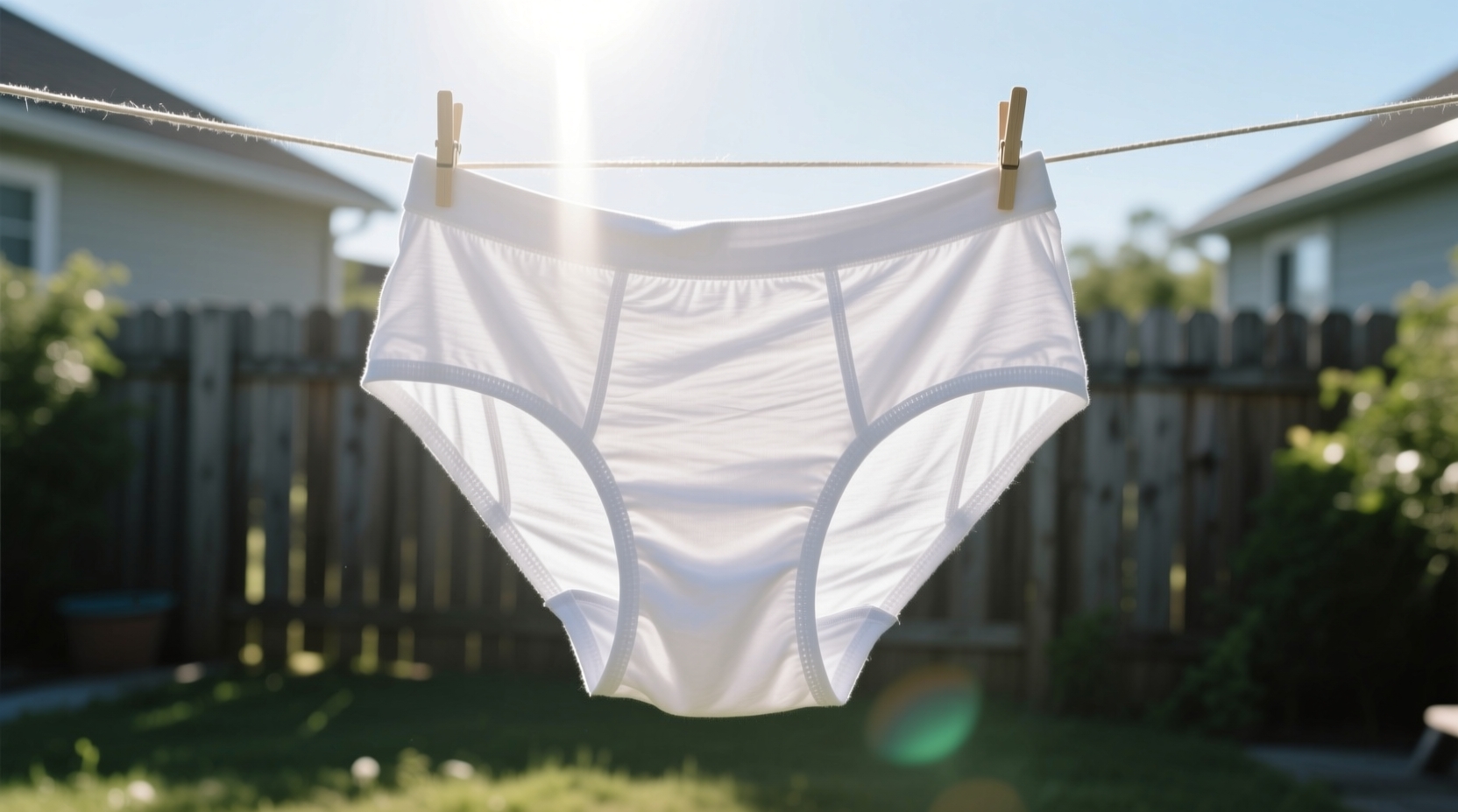 does sunlight kill yeast on underwear