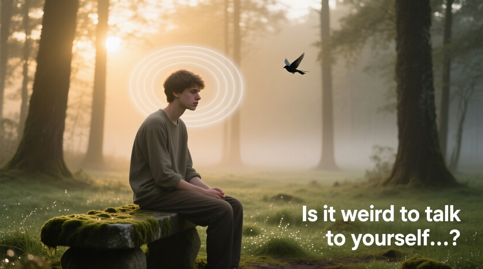 is it weird to talk to yourself and does it improve focus