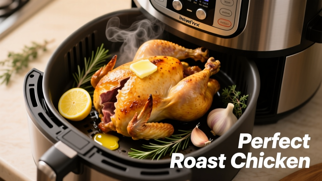 Perfect Roast Chicken in Instant Pot Vortex Air Fryer