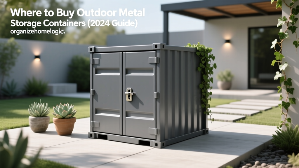 Where to Buy Outdoor Metal Storage Containers (2024 Guide)