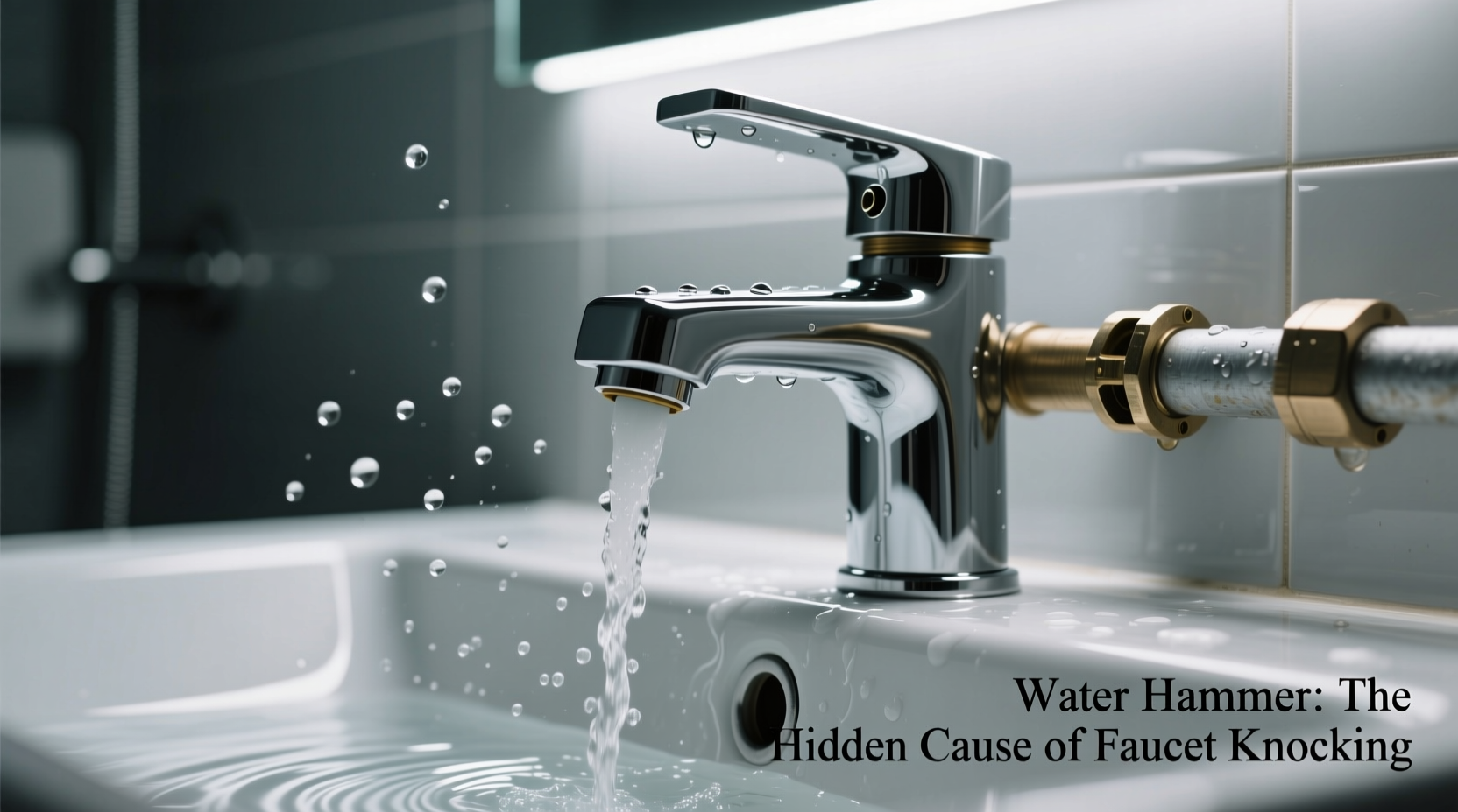 why does my faucet make a knocking sound when turned off