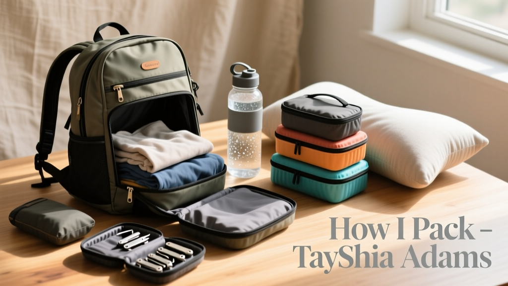 How I Pack Tayshia Adams: A Real-World Travel Gear Test with Data-Driven Efficiency