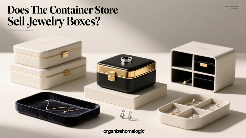 Does The Container Store Sell Jewelry Boxes?