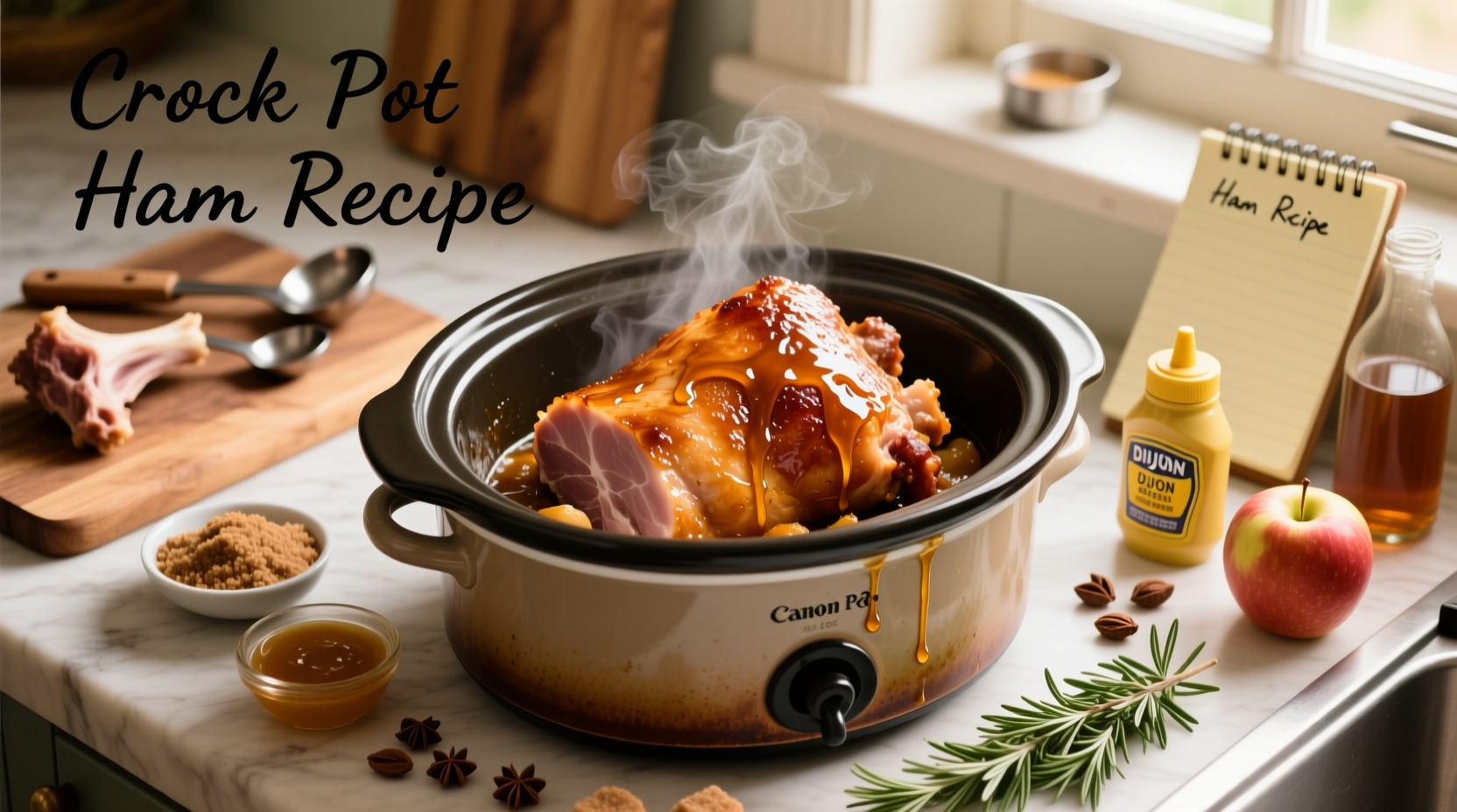 how to cook ham in crock pot