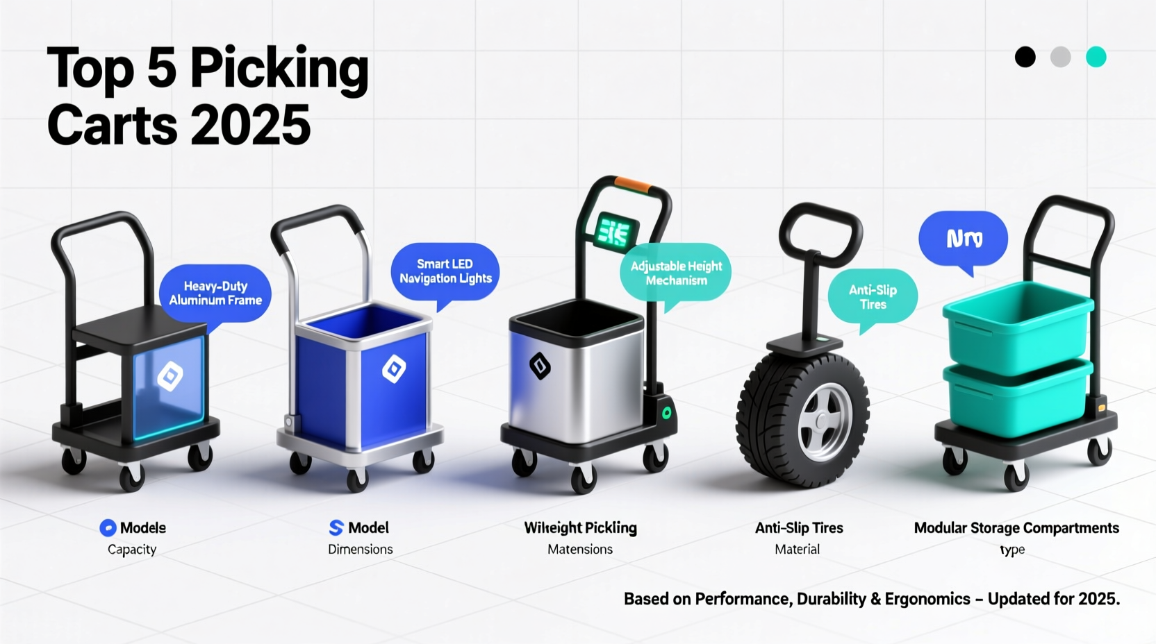 Best Warehouse Picking Carts 2025: Top 5 Models Compared