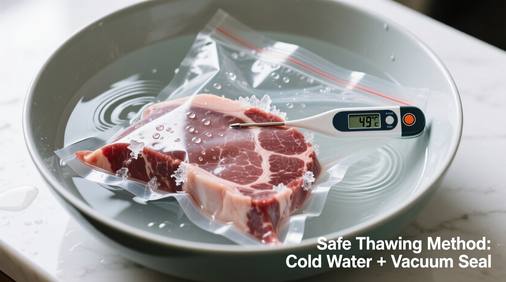 the fastest way to defrost meat safely without ruining texture
