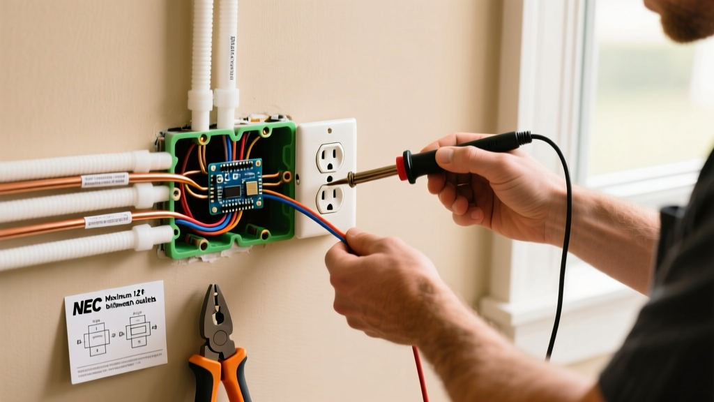 Electrical Outlet Placement: Step-by-Step Installation & NEC Guide