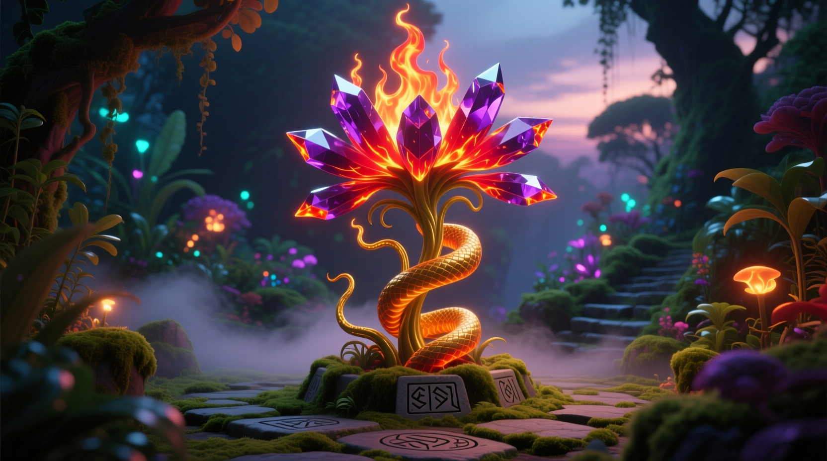 dragon flame plant