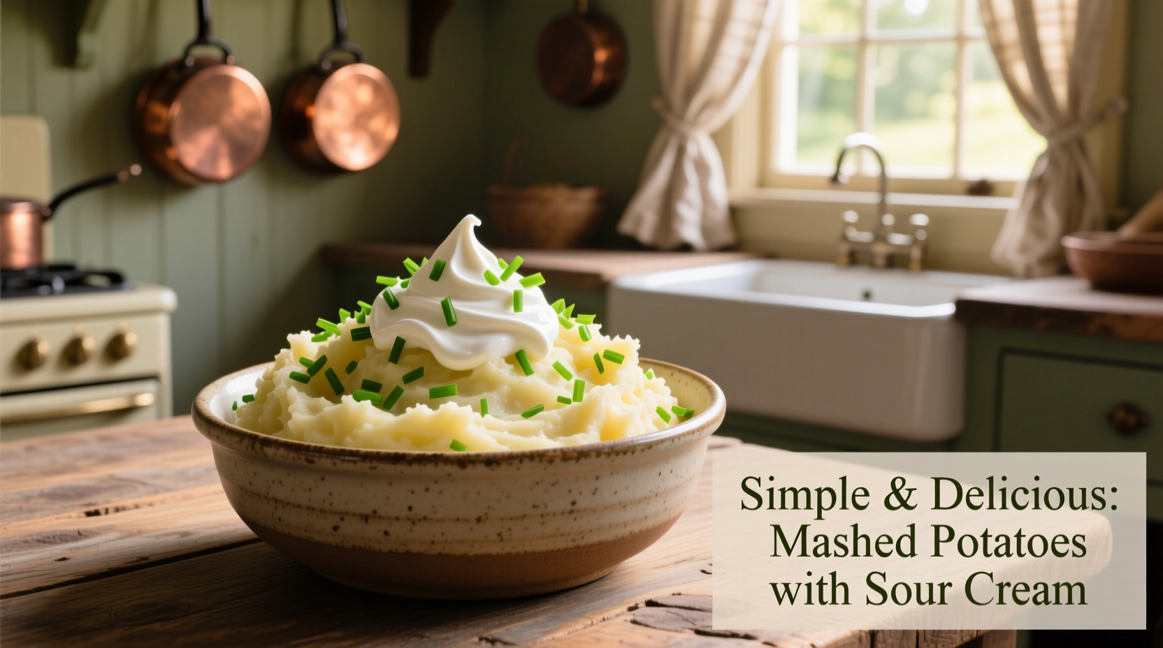 Perfect Mashed Potato with Sour Cream Recipe in 30 Minutes