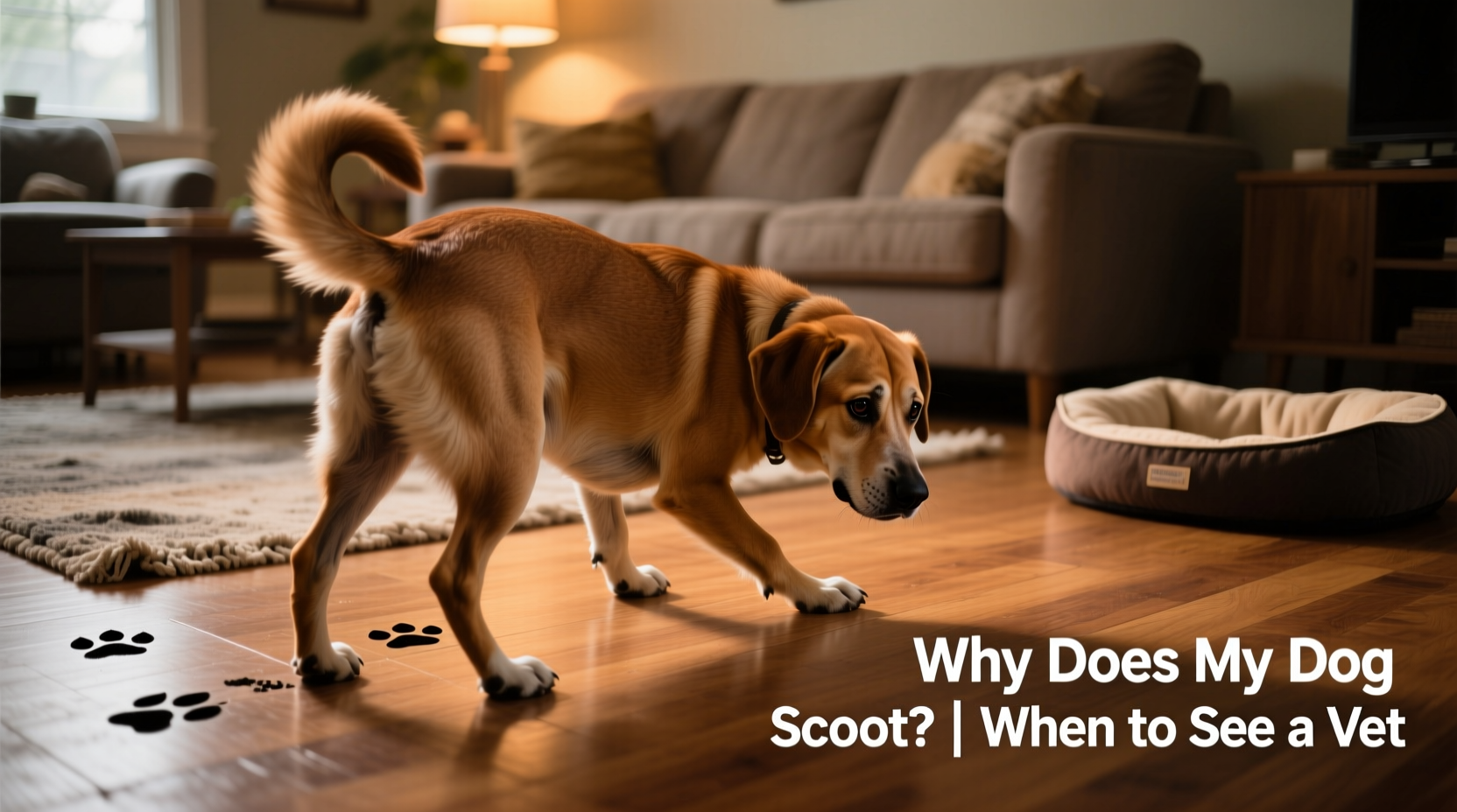 why does my dog scoot across the floor and when to see a vet