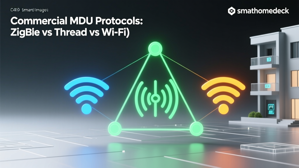 Commercial MDU Protocols: Zigbee vs Thread vs Wi-Fi