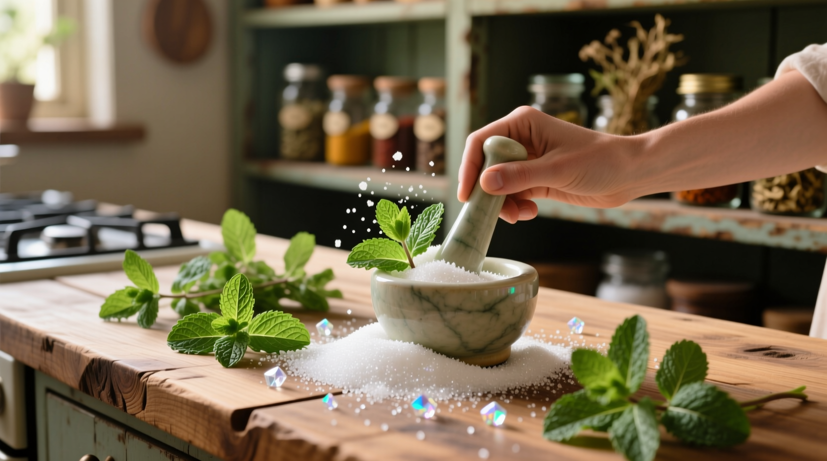 when you ve got a surplus of mint make mint sugar