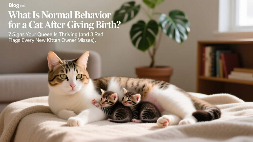 What Is Normal Behavior for a Cat After Giving Birth? 7...