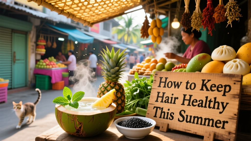 How To Keep Hair Healthy This Summer: Science-Backed Strategies for Sun, Salt, and Sweat Resistance