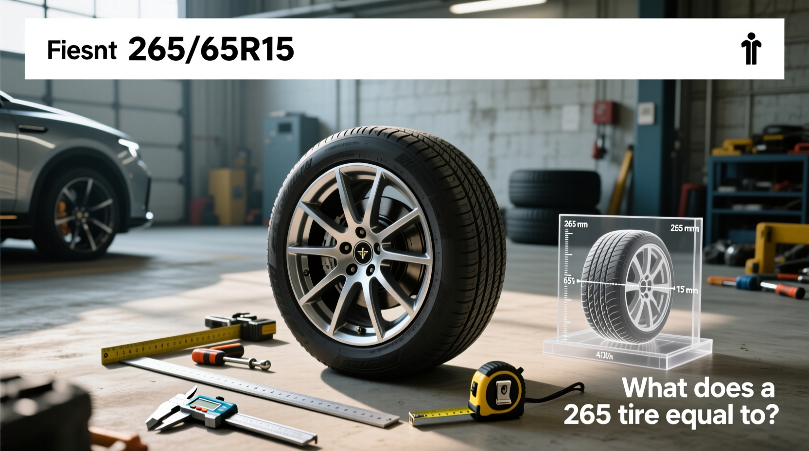 How to Choose Tire 265/65R15, What Does a 265 Tire Equal To?