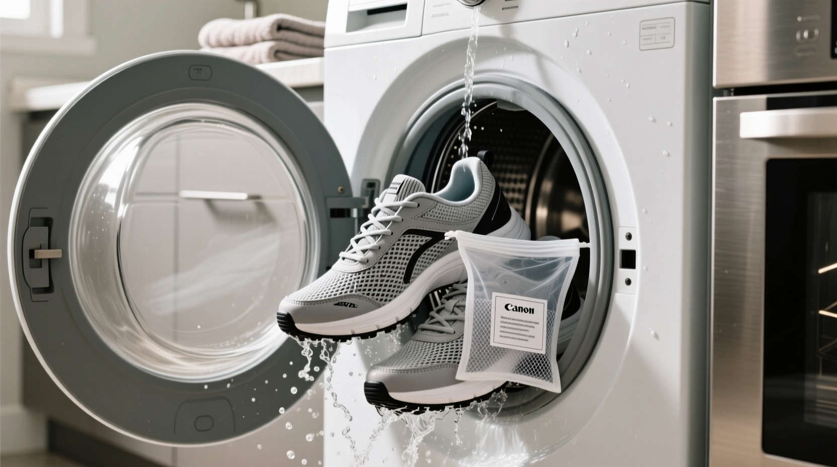 how to deodorize gym shoes in the washer safely