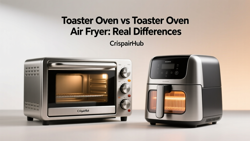 Toaster Oven vs Toaster Oven Air Fryer: Real Differences