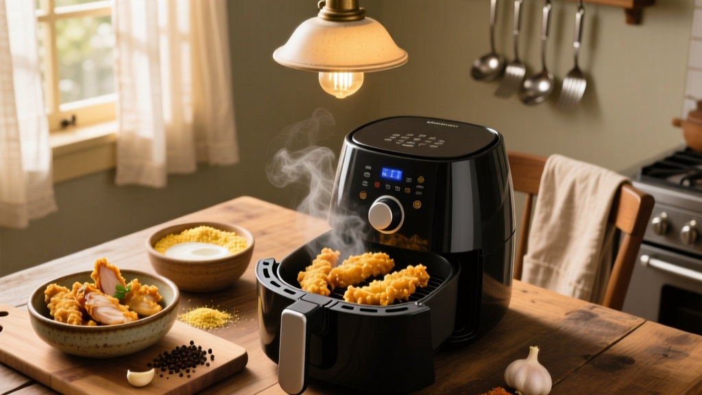 Crispy Buttermilk Chicken Fingers in Air Fryer
