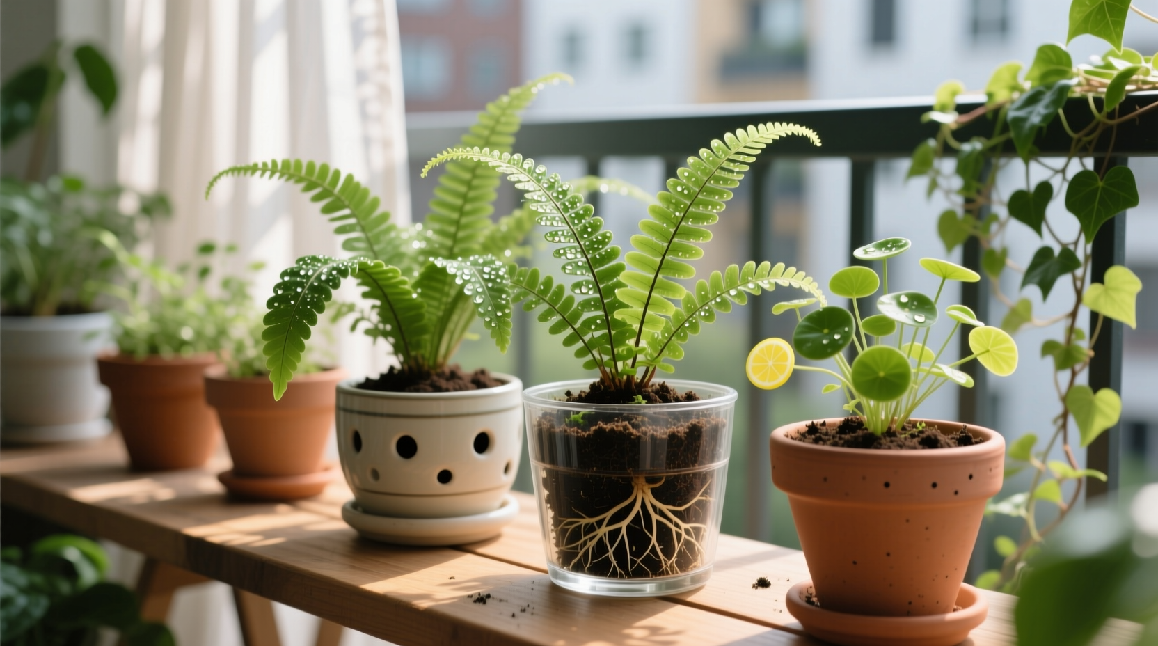 how to grow ferns in containers