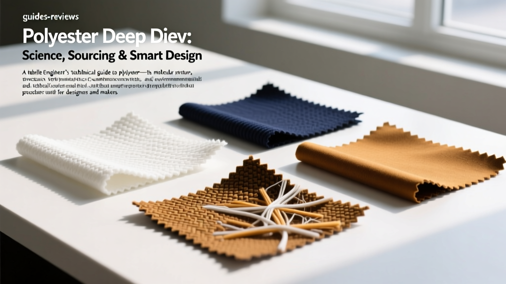 Polyester Deep Dive: Science, Sourcing & Smart Design