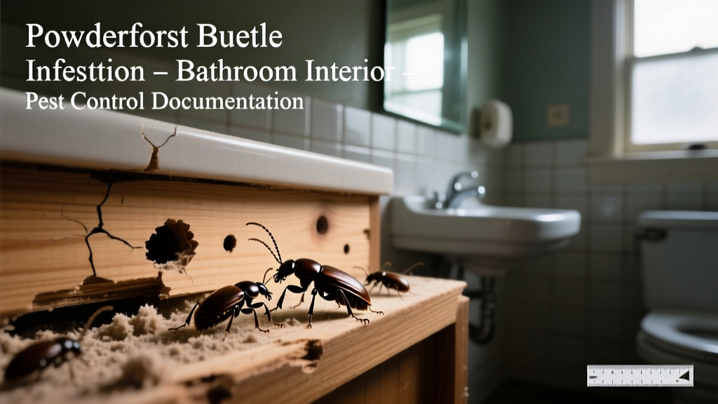 Powderpost Beetles in Bathroom: Identification & Fix