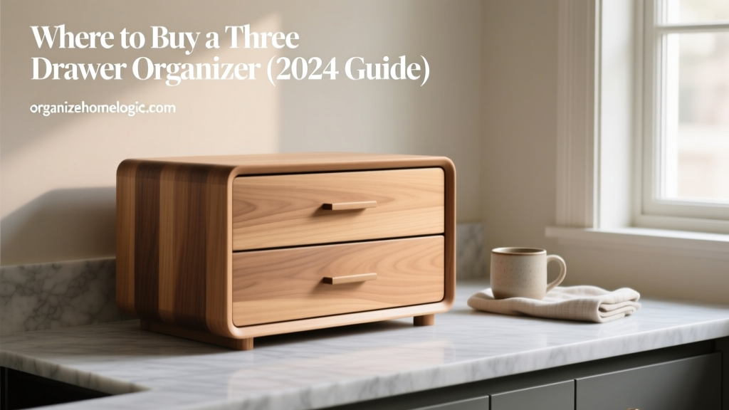 Where to Buy a Three Drawer Organizer (2024 Guide)