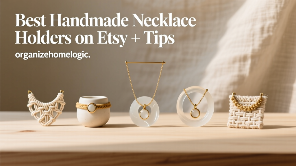 Best Handmade Necklace Holders on Etsy + Tips