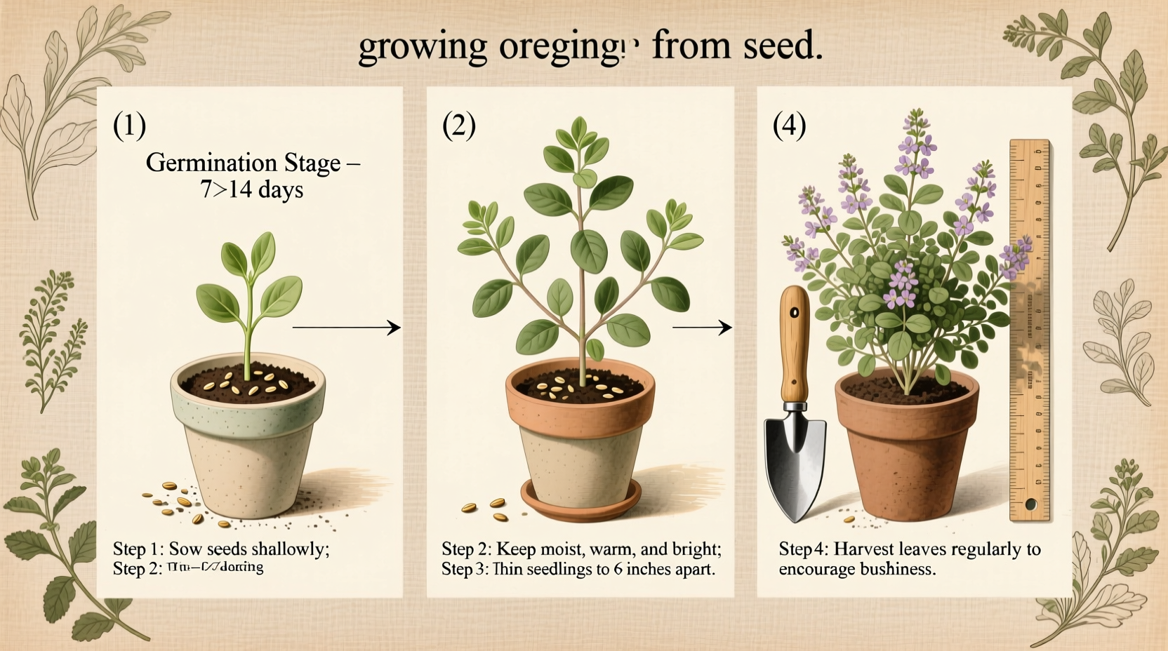 Grow Oregano from Seed: 5 Easy Steps | TheHomeSprouts