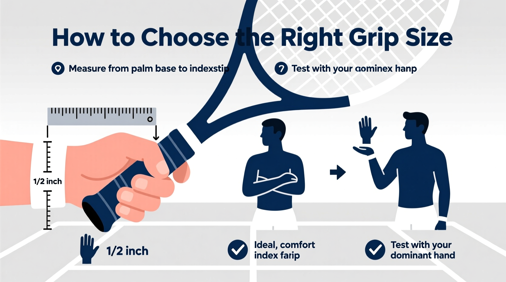 how to choose the right grip size for tennis racket comfort