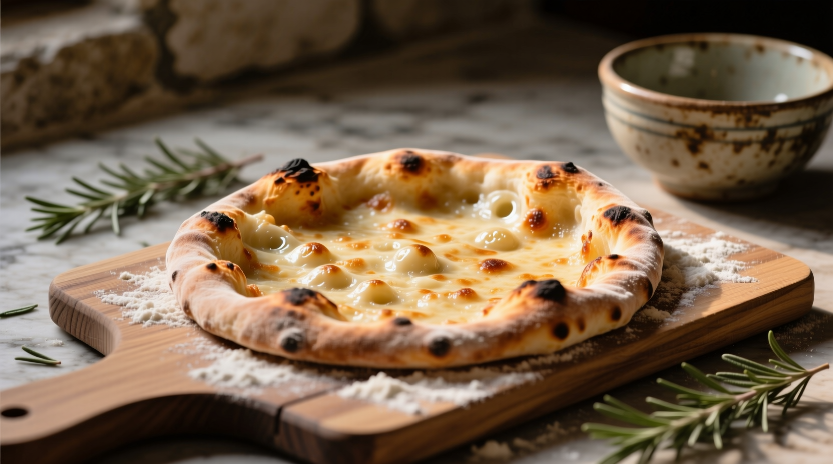 no knead pizza bianca