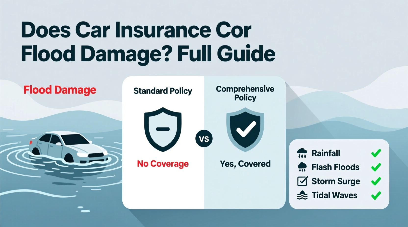 does car insurance cover flood damage