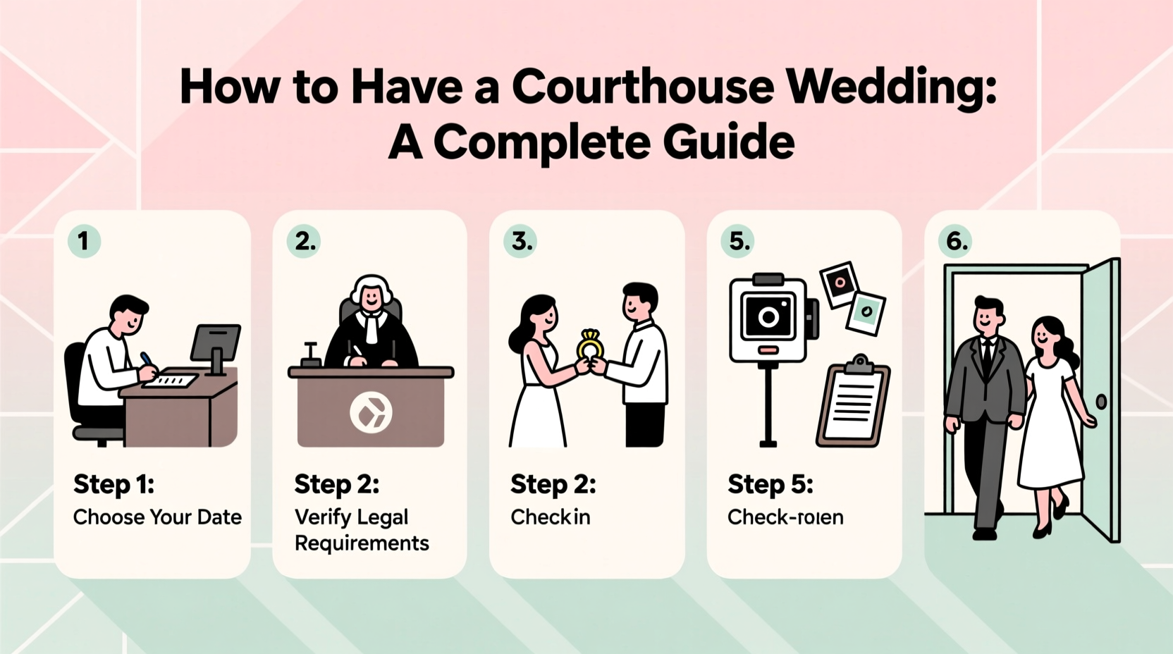 how to have a courthouse wedding