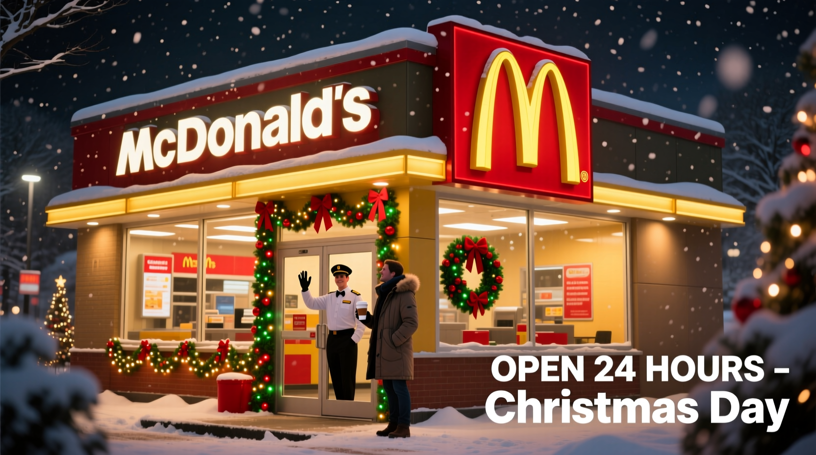 does mcdonalds open on christmas