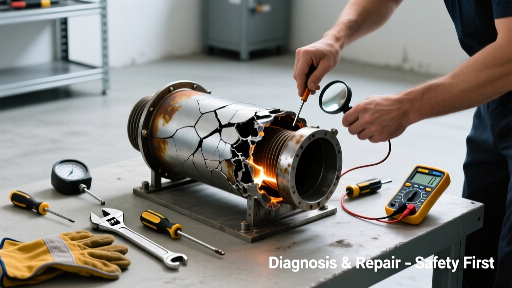 Cracked Furnace Heat Exchanger: Diagnose & Fix Noise